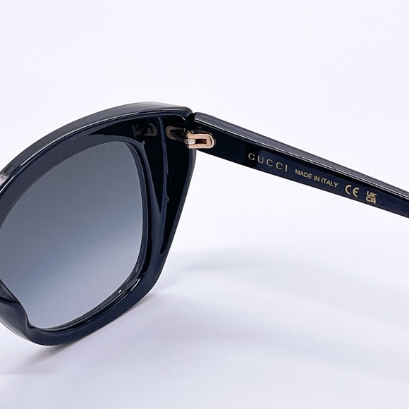 NEW GUCCI GG0921S 001 NEW COLLECTION WOMEN’S SUNGLASSES GUCCI CAT EYE FRAME - Picture 9 of 11